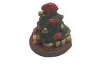 Artisan Miniature Christmas Tree Dollhouse Decor Signed Vintage 1988