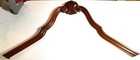 Antique French Oak Wood Pediment Fronton Ornament Molding Salvaged Hand Carved