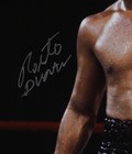 Roberto Duran Autographed 16x20 In Ring Photo - Beckett W Hologram  silver