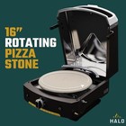 Halo Versa 16 Propane Gas Outdoor Pizza Oven With Rotating Cooking Stone   P