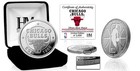 The Highland Mint Chicago Bulls Silver Plated Mint Coin 39mm Limited 5000