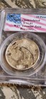             1961 Wtc Ground Zero Recovery 10 Pesos Uruguay Coin Pcgs Gem Unc 