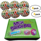 Squishy Mesh Stress Balls 6 Grape Squeeze Sensory Toys Anxiety Relief Fidget New