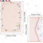 27 Pcs Stationary Writing Paper With Envelopes Set Cute Vintage