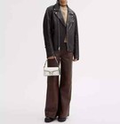 Coach Tabby 20 Fashion Womens Shoulder Bag In Pebble Leather White Cm546 New