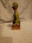1940 s Vintage G i  Joe Tin Litho Wind Up Toy Unique Art Mfg Co Wwii Solder Wkng