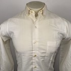 Vtg 50s Arrow Dress Shirt Sanforized Mitoga Wash And Wear Usa Union Mens 15 34