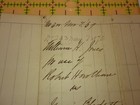 1869 Lycoming County Pa Court Judgment Document Signed Blodgett Hawks Harris