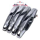 4x Chrome Door Handles Left right For Gmc Chevy Tahoe Yukon Sierra Denali 07-13