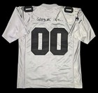Vtg Metallica Football Jersey Large Silver Giant Garage Inc Band Grunge Metal