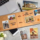 Scrapbook Photo Album Vintage Cover Leather Scrapbook Vintage Style Travel Souve