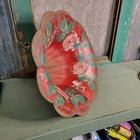 Antique Edison Cylinder Phonograph Horn 10 Panel  Flower Large Morning Glory 