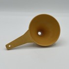 Vintage Tupperware Harvest Gold Funnel  1227 Hershey Kiss Style