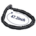 2x Bike Chain Lock 4 Foot 120cm Long Heavy Duty Chain Lock Durable Thick Chains