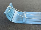    vintage    Wooden Toboggan Sleigh Snow Sled Bobsled Christmas Toy - Antique
