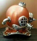 Vintage Boston Morse Diving Helmet Brass Antique Scuba Divers Navy Mark Divers
