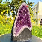 25 4lb Natural Amethyst Geode Quartz Crystal Cluster Cathedral Energy Healing