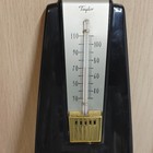 Vintage Taylor Weather Station Thermometer barometer Wall Mounted Plastic Black 