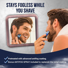 Mirrorvana Fogless Shower Mirror For Shaving With Improved Suction And 360   Swiv