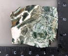 114g Green Zebra Jasper Rough Slab Sale Lapidary Breccia Cabbing Stone Agate