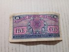 Military Payment Certificate Five Cents Series 611 1964 5   Mpc