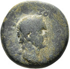 Caria  Trapezopolis  Vespasian  Ad 69-79  Ae   19mm  5 9 G   Cybele  Lot A3629
