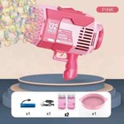 132 Hole Rocket Bubble Gun With Lights 20 000  Bubbles Per Minute  Kids   Adult