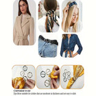 5pcs Alloy Round Buckle Set White Neck Scarf   T-shirt Clip For Party   Wedding