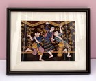 Antique Or Vintage Thai Dancers Painting 9 5  X 12  Thailand