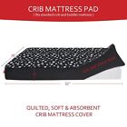 Mattress Crib Toddler Bed Baby Waterproof Quilted Comfort Sleep Cushion Pad