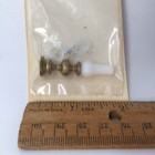 Dollhouse Miniature Tretters Machined Brass Hurricane Lamp Electric Light B107
