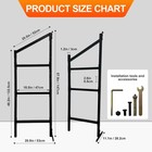 Shipping Container Shelving - Adjustable 3 Tier Industrial Cargo Storage Brac   