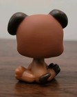 Hasbro Littlest Pet Shop Lps Brown Puppy Dog Purple Eyes  657 Authentic Toy Euc