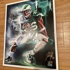 Saquon Barkley Signed - 16x20 Numbered Jordan Spector Art Print    born To Run   