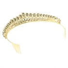 Gold Tone Metal Austrian Crystal Rhinestone Tiara T1601-gab