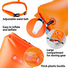 15l Inflatable Waterproof Dry Bag Swim Buoy W  Strap For Swim  Boating  Kayaking