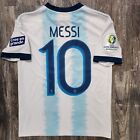 2019 Adidas Argentina Home Soccer Jersey Lionel Messi Kids M Copa America Brazil