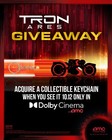 Tron Ares Keychain Amc Theater Dolby Cinema Exclussive Promo