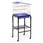 Prevue Pet Products Bird Cage Stand With Shelf Black