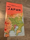 Vtg Sight Seeing Travel Guide Map Of  New Japan