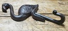 Cast Iron Antique Style Florida Flamingo Towel Hanger Coat Hook Hat Hooks Beach