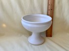 Vintage Mccoy Floraline Footed Planter   Vase  461  White Ceramic