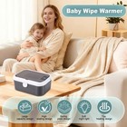 Baby Wipe Warmer  Top Heating Diaper Wipe Warmer  Large Capacity Wipes Dispen   