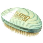 Torino Pro Curved Palm Wave Brush - 360 Waves  Blue   White  Soft Boar Bristles