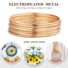 10pcs Metal Dream Catcher Rings Metal Dream Catcher Hoops Macrame Rings