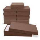 Made In Us Cotton Filled Gift Boxes Jewelry Cardboard Boxes 5 5x3 5x1 - 10pcs