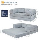 Folding Sofa Bed Queen  Foldable Couch Bed  Fold Out Futon Chair Sleeper For    