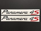 Customizable Pair 2018-24 Porsche Panamera 4 4s Vinyl Sticker Door Decal Set