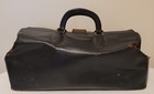 Vintage Schell Cowhide Leather Cowhide Doctors Bag Purse