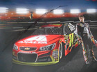 Jeff Gordon Signed 2013  24 Axalta Hendricks Chevy Ss Nascar 8x10 Hero Card